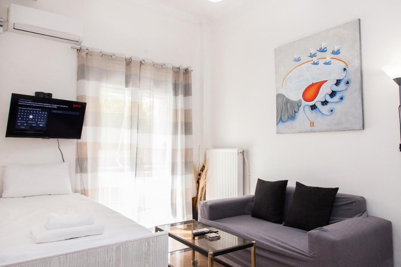Cozy Apartment Near Stavros Niarchos Park Aten Exteriör bild