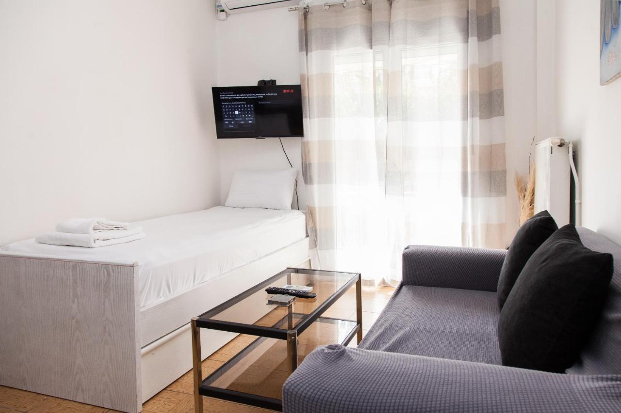 Cozy Apartment Near Stavros Niarchos Park Aten Exteriör bild